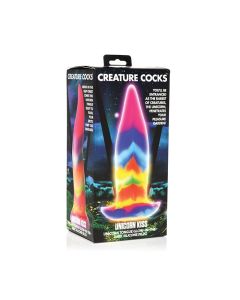 Creature Cocks Unicorn Kiss Silicone Tongue Dildo - Glow in the Dark