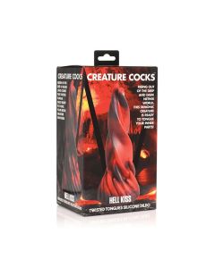 Creature Cocks Hell Kiss Twisted Tongues Silicone Dildo
