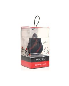 Bloomgasm The Rose Fondle 10X Massaging Clit Stimulator - Black