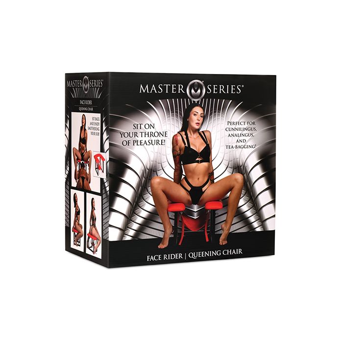 Master Series Face Rider Queening Chair - Black/Red