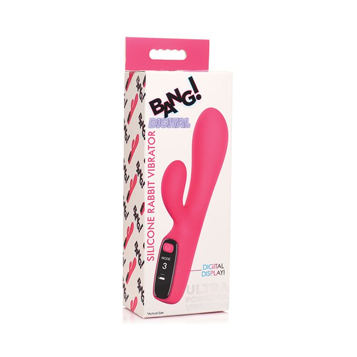 Bang! 10X Digital Rabbit Vibrator - Pink