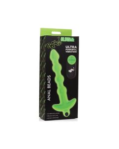 Bang! Glow in the Dark 28X Remote Controlled Anal Beads