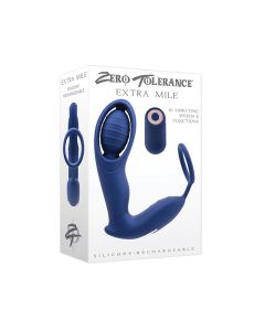 Zero Tolerance Extra Mile C Ring Vibrator - Blue