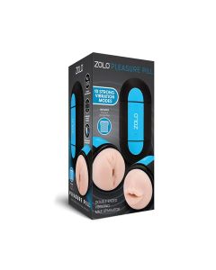 ZOLO Pleasure Pill Double Ended Vibrating Stimulator - Ivory